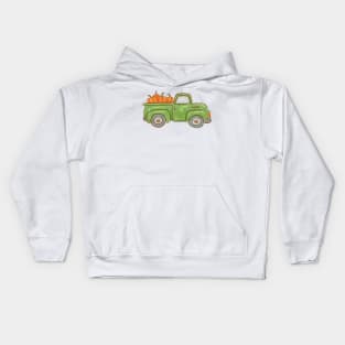 Pumpkin Truck Kids Hoodie